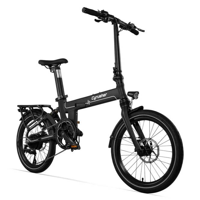CYRUSHER Sonder 20" Fat Tires Suspension Folding Electric Bike 250W 28Mph 48V 10Ah Batterie